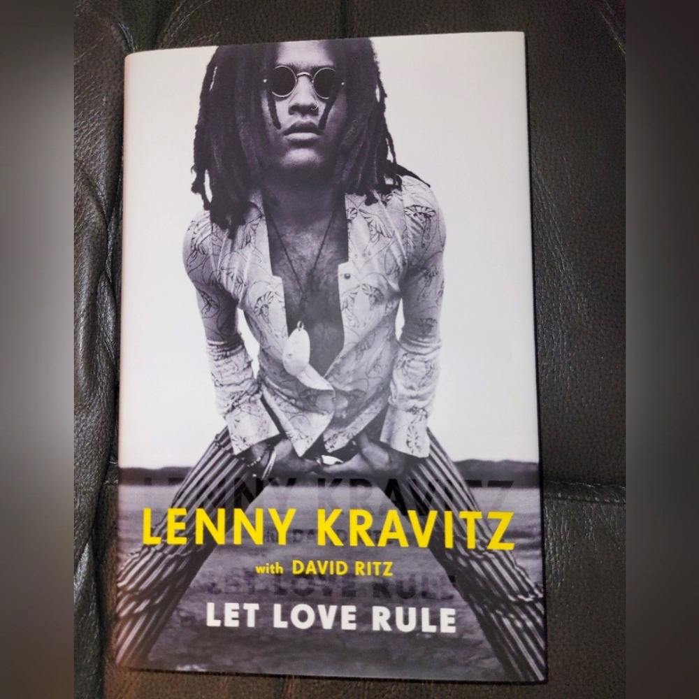 ❤️ Lenny Kravitz Biography "Let Love Rule" Hardcover Non Fiction Book / Mint